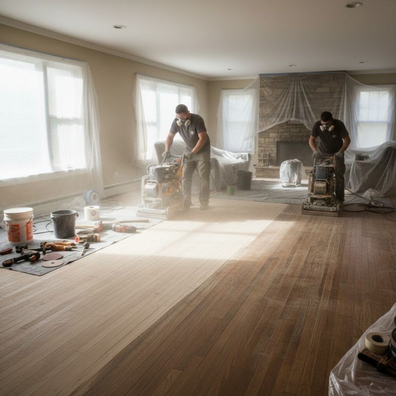 Wood Floor Refinishing Service